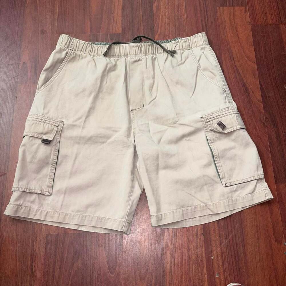Ocean Pacific OP Cargo Shorts Men's XL Tan Utility Cotton Skater Surf
